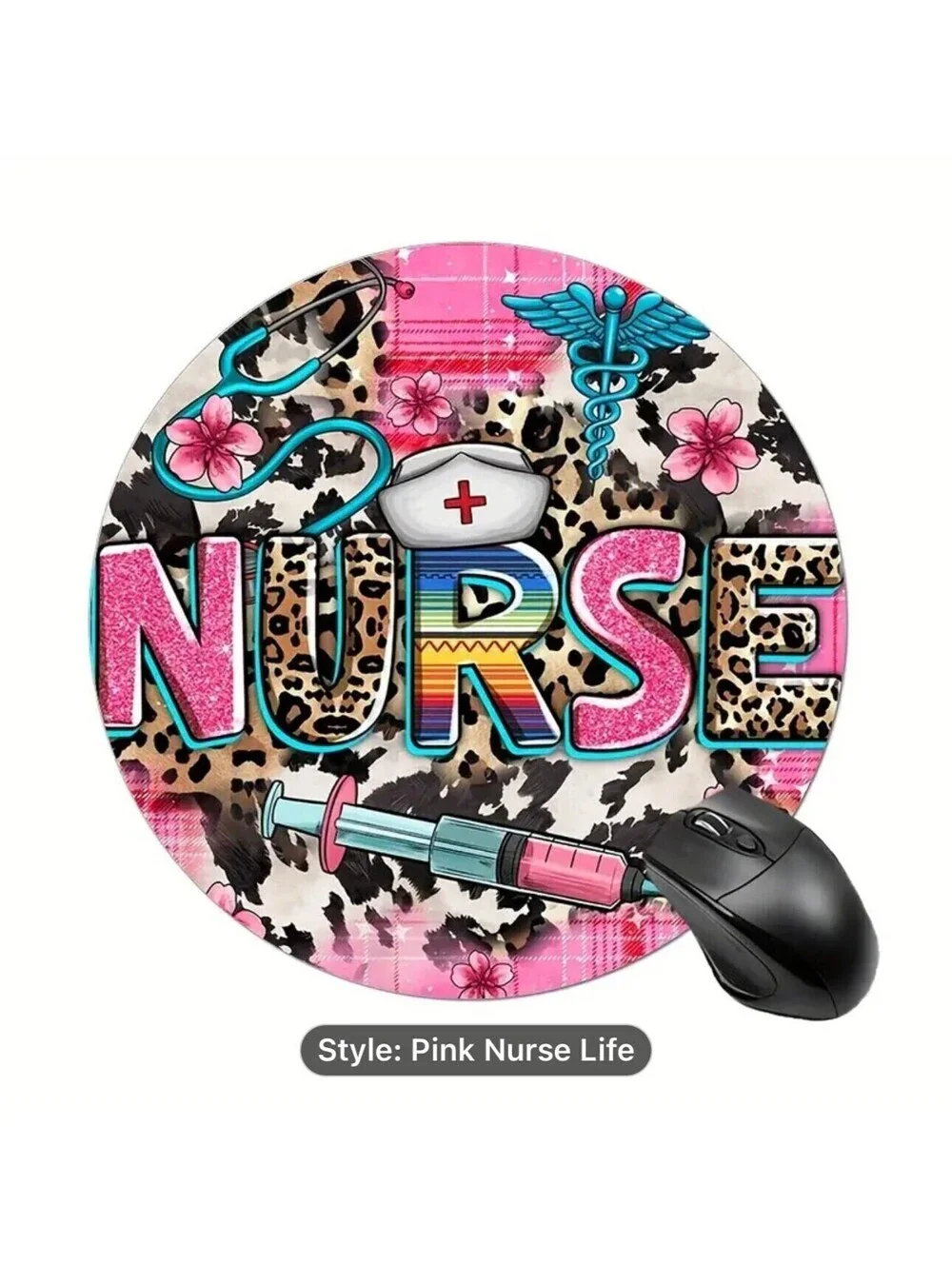 NURSE Mouse Pad, Hospital, Office use, Nurse Mouse Pad.